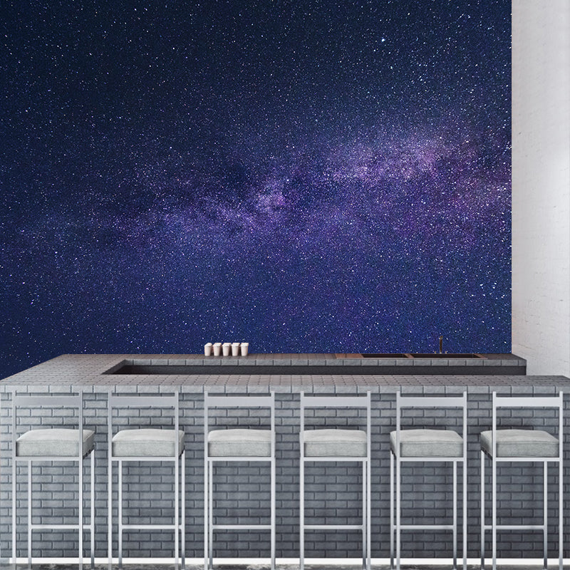 Vast Milky-Way Wall Mural Mildew Resistant Wall Decor Mural Wallpaper for Bedroom