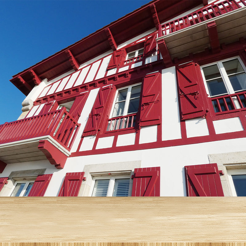 Simple City Building Wall Covering Murals Vinly Home Art Decoration, Waterproofing