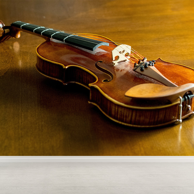 Hobby Musical Instrument Mural Wallpaper Contemporary Wall Covering for Home Decor