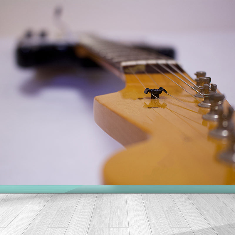 Hobby Musical Instrument Mural Wallpaper Contemporary Wall Covering for Home Decor