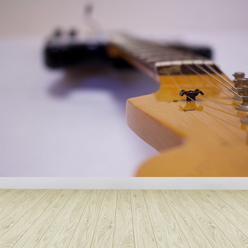 Hobby Musical Instrument Mural Wallpaper Contemporary Wall Covering for Home Decor