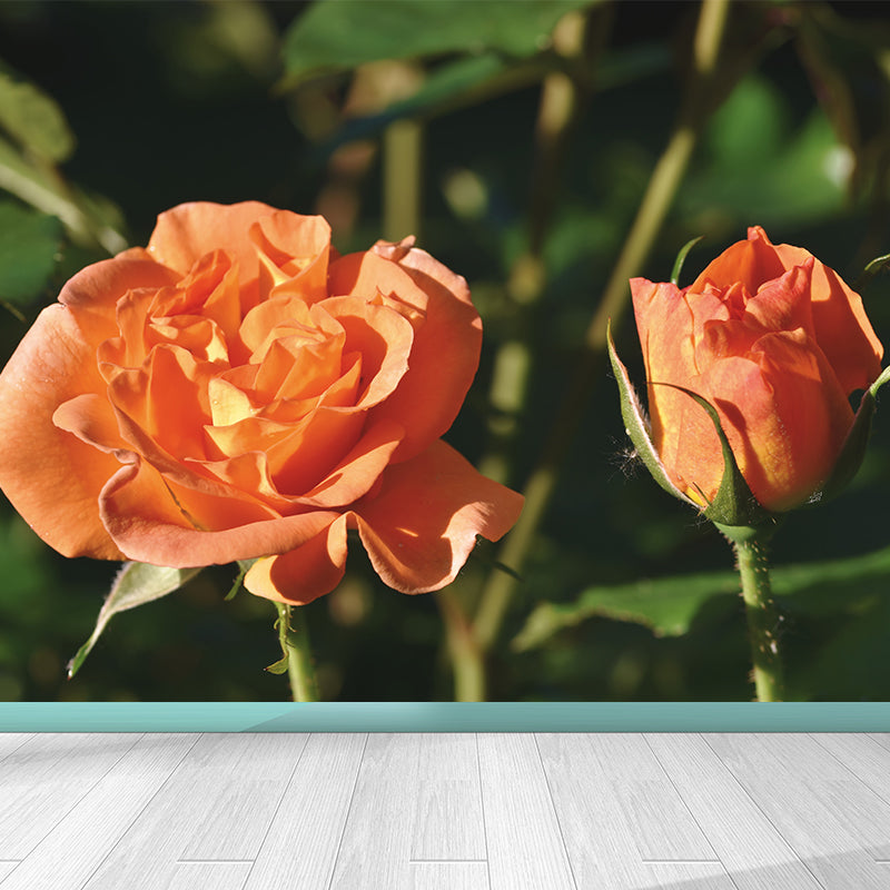 Beautiful Flower Mural Wallpaper Gust Room Decorative Wall Art, Personalized Size Available