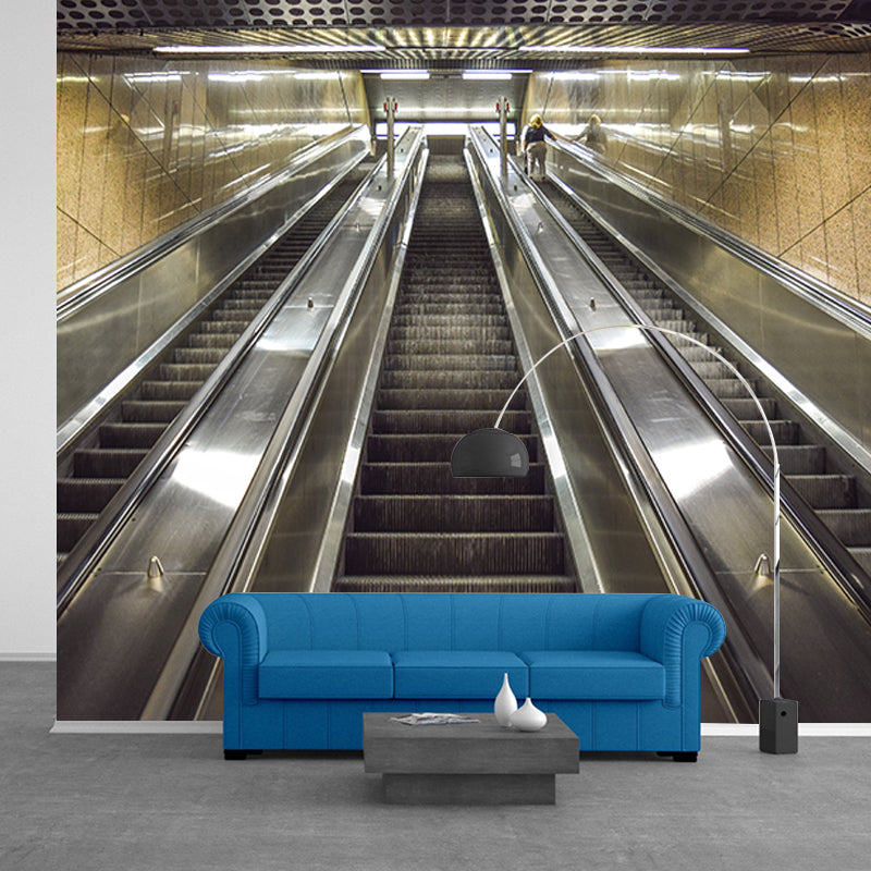 Modern Spatial Extension Wall Covering Stain-Resistant Wall Mural Decal for Bar Decor