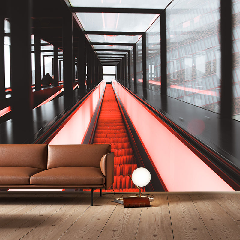 Modern Spatial Extension Wall Covering Stain-Resistant Wall Mural Decal for Bar Decor