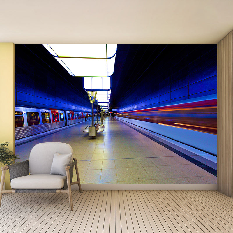 Contemporary City Transportation Wallpaper Murals Moisture Resistant Full Size