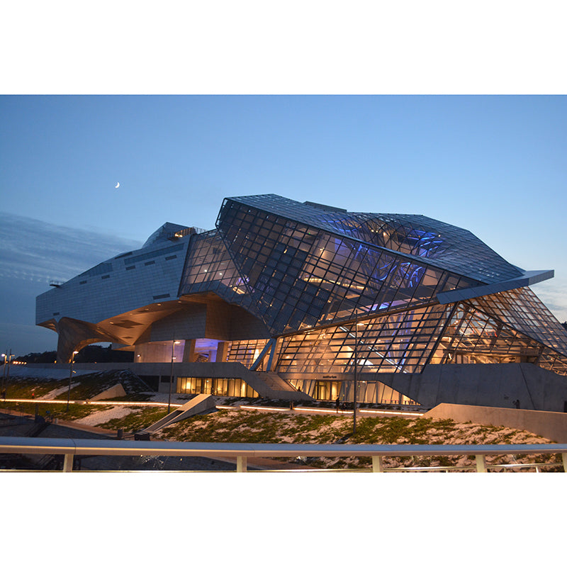 Famous Building Wall Mural Water Resistant Siting Room Mural, Made to Measure