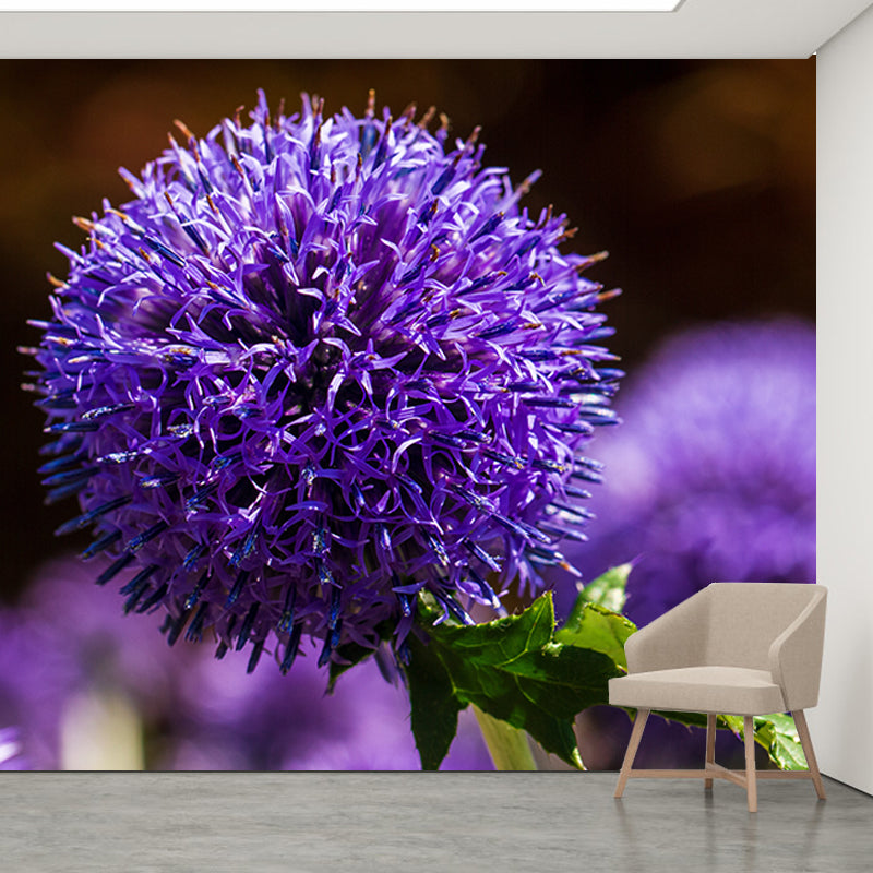 Various Plants Wall Decor Personalized Size Mural for Sititng Room, Waterproofing