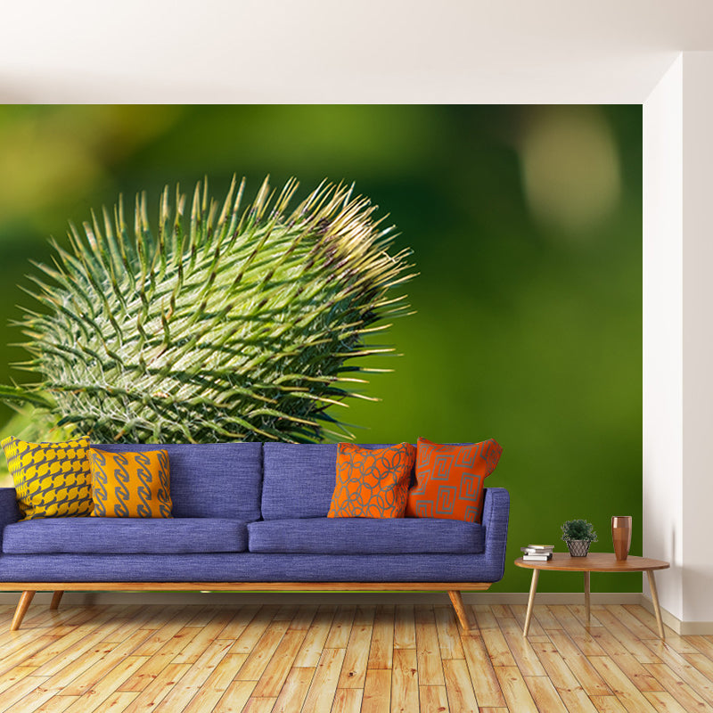 Various Plants Wall Decor Personalized Size Mural for Sititng Room, Waterproofing