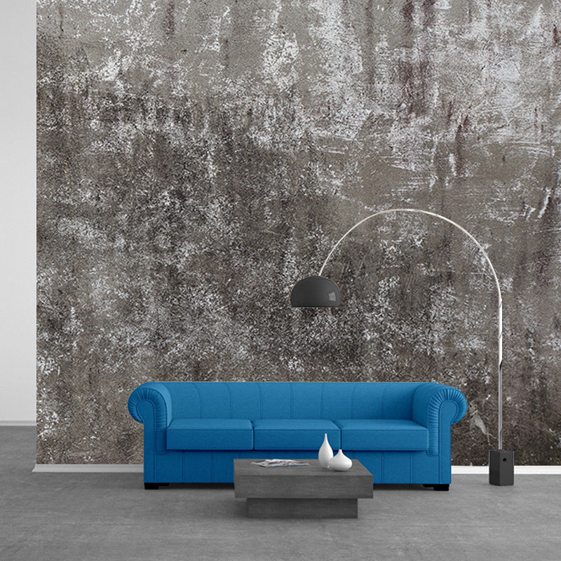 Industrial Style Abstract Mural Decal for Living Room, Moisture Resistant