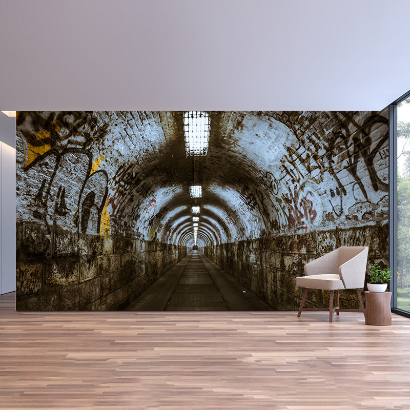 Industrial Style Spatial Extension Wall Mural for Bedroom Decoration, Personalized Size