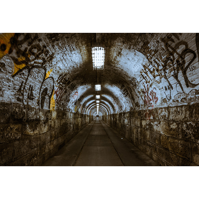 Industrial Style Spatial Extension Wall Mural for Bedroom Decoration, Personalized Size