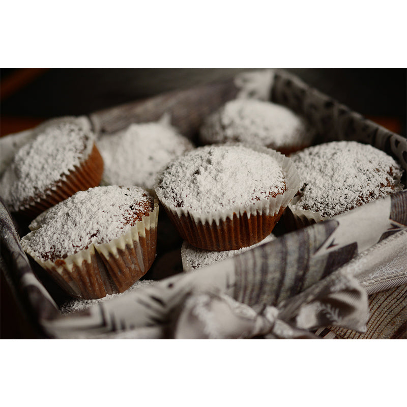 Muffins Cake Mural Wallpaper Washable Wall Decoration for Dessert Shop