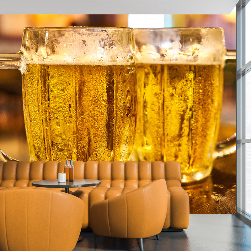 Commercial Bar Wall Mural Contemporary Wall Decor Waterproofing, Personalized