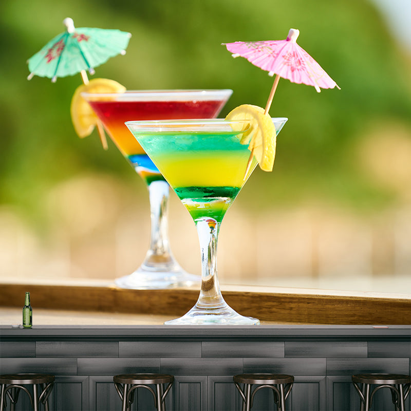 Modern Wallpaper Mural for Wine Bar Stain Resistant Wall Covering, Custom Print