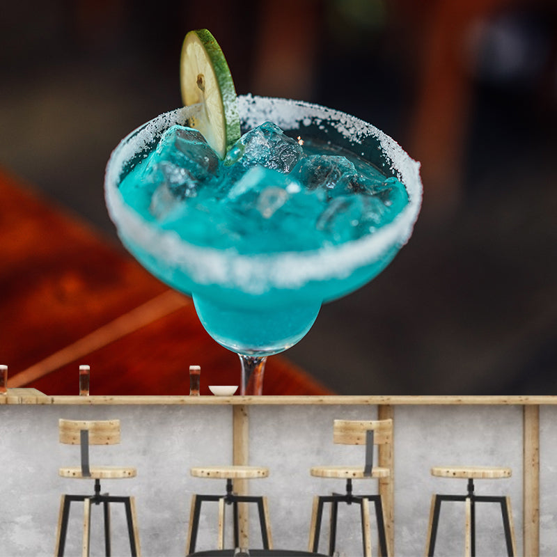 Modern Wallpaper Mural for Wine Bar Stain Resistant Wall Covering, Custom Print