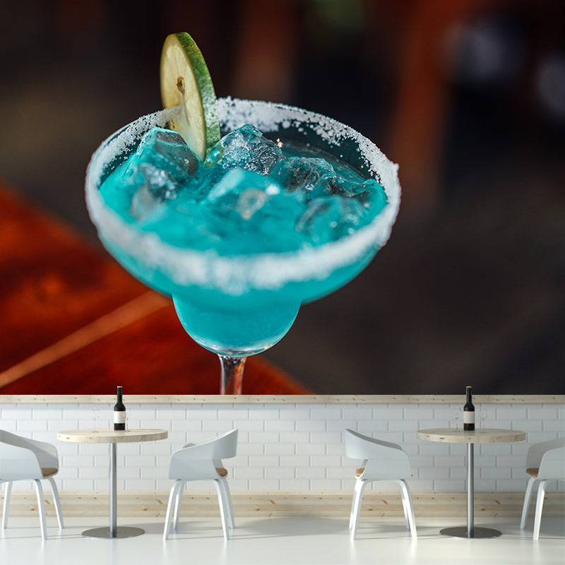 Modern Wallpaper Mural for Wine Bar Stain Resistant Wall Covering, Custom Print