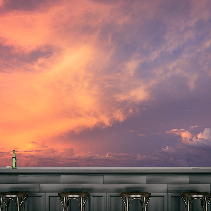 Creative Sky Cloud Wallpaper Mural Minimalistic Waterproof Bedroom Wall Decor