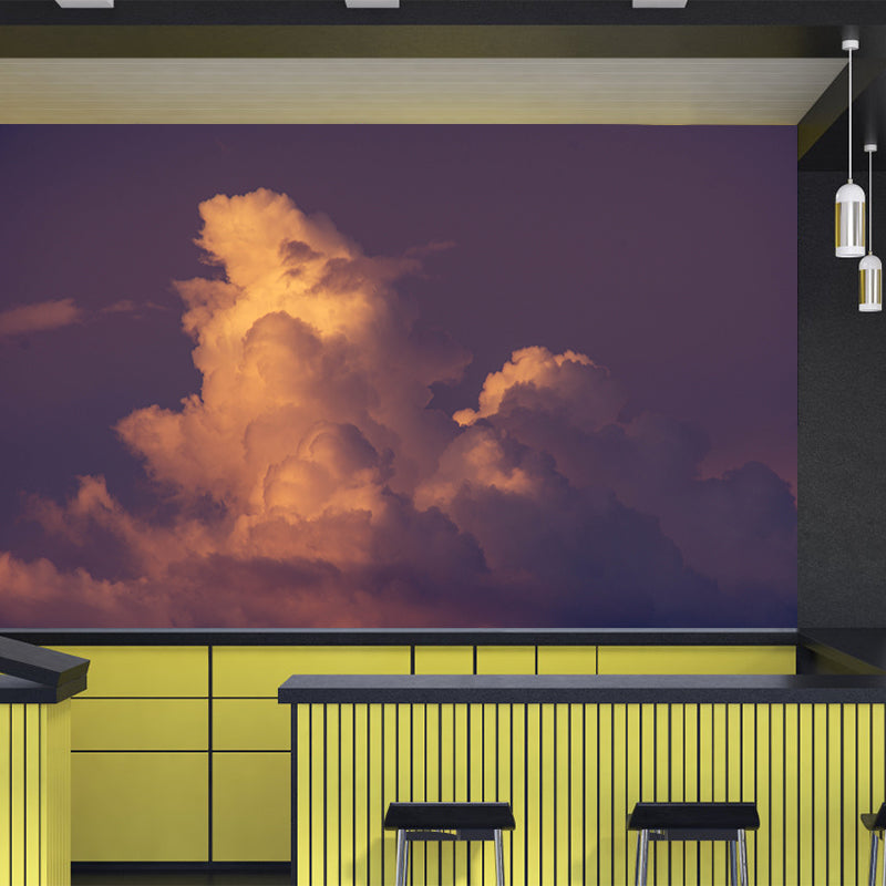 Creative Sky Cloud Wallpaper Mural Minimalistic Waterproof Bedroom Wall Decor