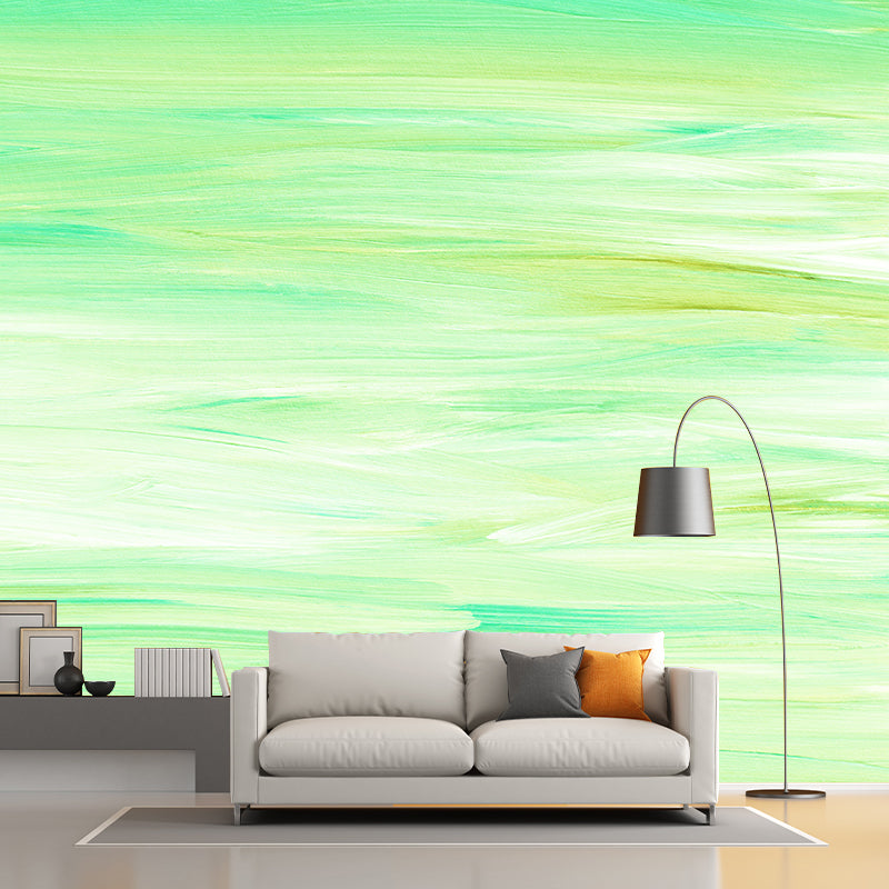 Abstract Wall Paper Mural Illustration Water Resistant Wall Covering for Home