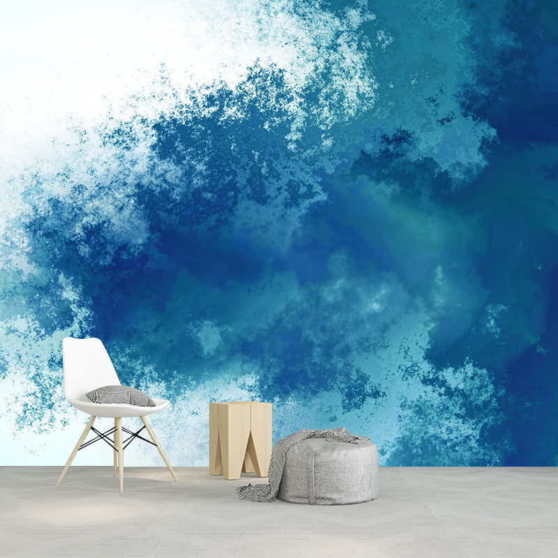 Abstract Wall Paper Mural Illustration Water Resistant Wall Covering for Home
