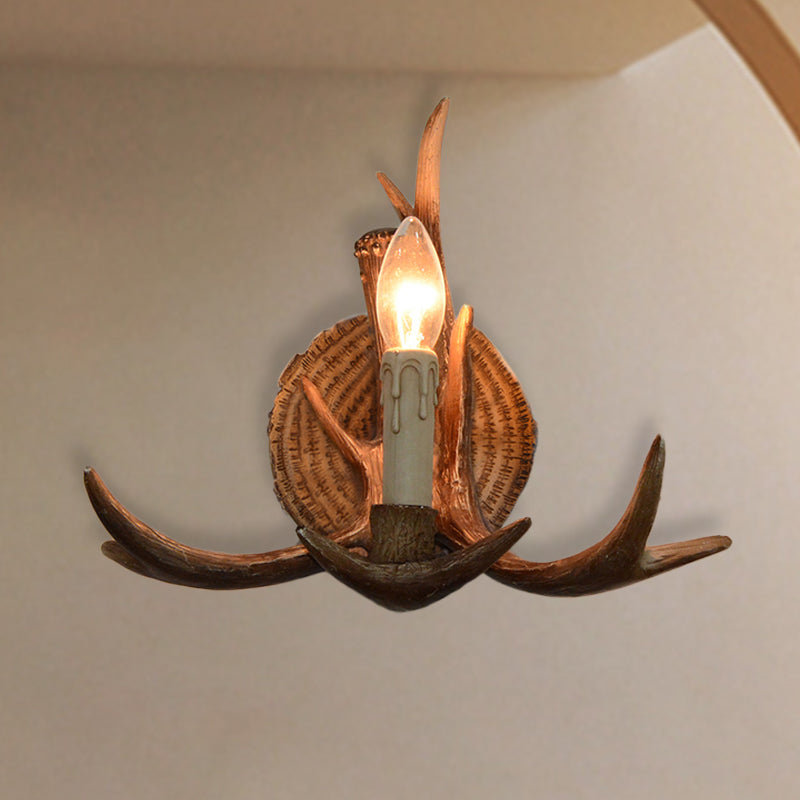 1 lampe à paroi de l'ampoule exposée légère