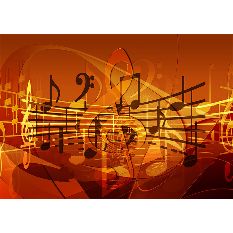 Singing Hobby Mural Wallpaper for Accent Wall Water Resistant, Custom Size Available