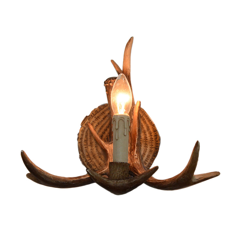 1 lampe à paroi de l'ampoule exposée légère