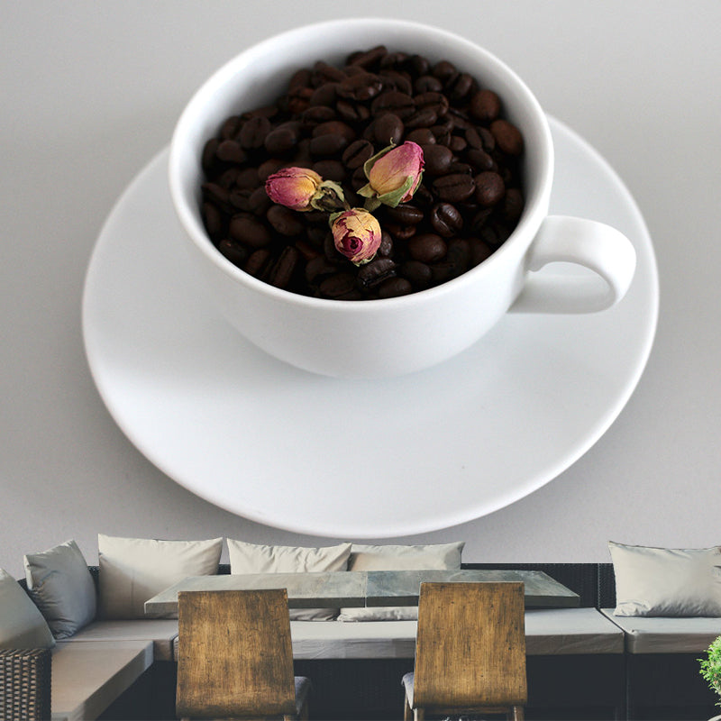 Aromatic Coffee Moisture Resistant Coffee Shop Wall Decoration, Made to Measure