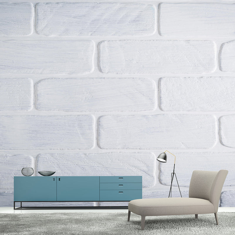 Autocollants muraux en brique énorme, décoration de la maison, décor mural du salon, couleur douce