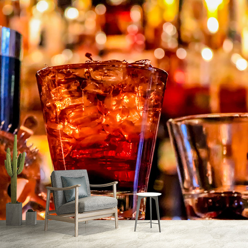 Liquor Mural Wallpaper Mildew Resistant Special Bar Shop Decorative Mural