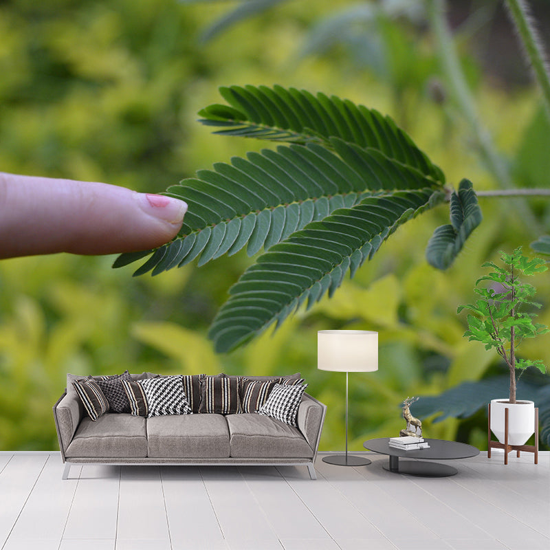 Contemporary Mimosa Home Mural Mildew Resistant Wall Decor for Bedroom