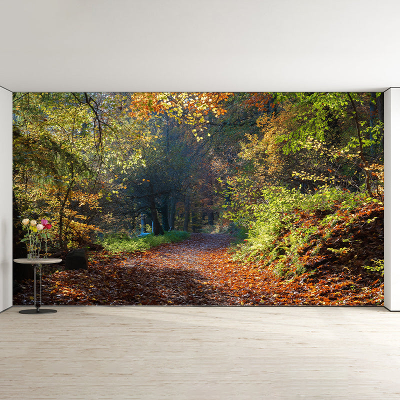 Contemporary Forest Landscape Home Mural Mildew Resistant Wall Decor for Bedroom