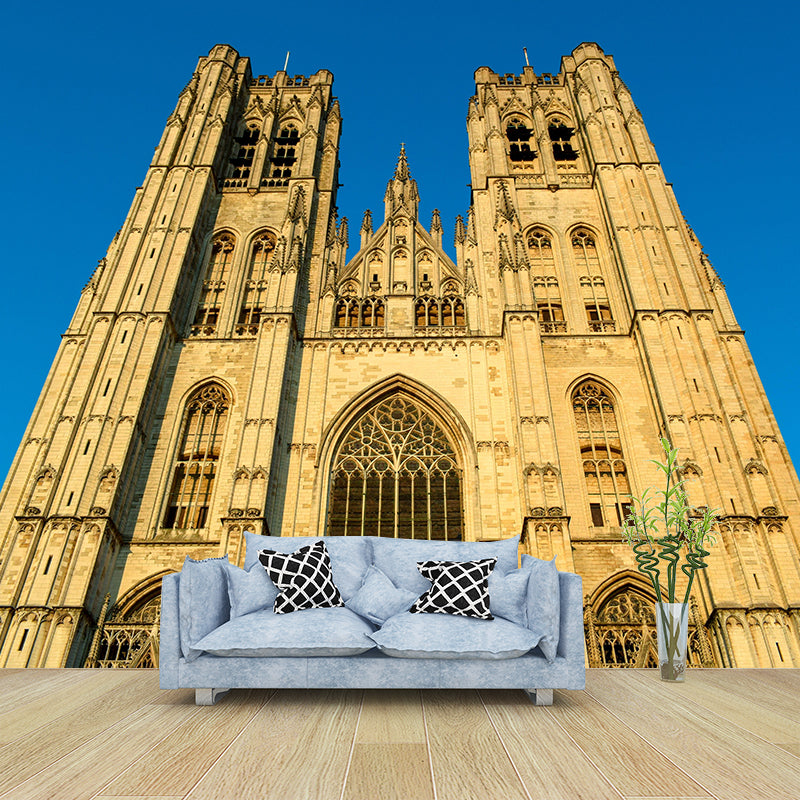 Brussels Mural Horizontal Photography Mildew Resistant Wall Art for Bedroom