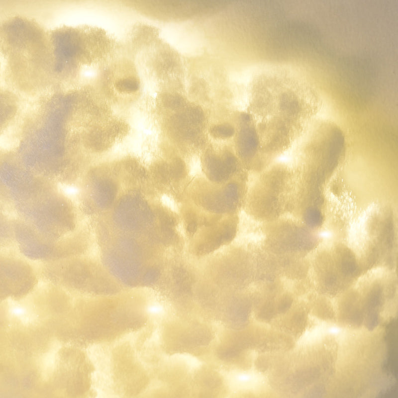 Luminaire encastré à LED en métal blanc pour chambre d'enfant