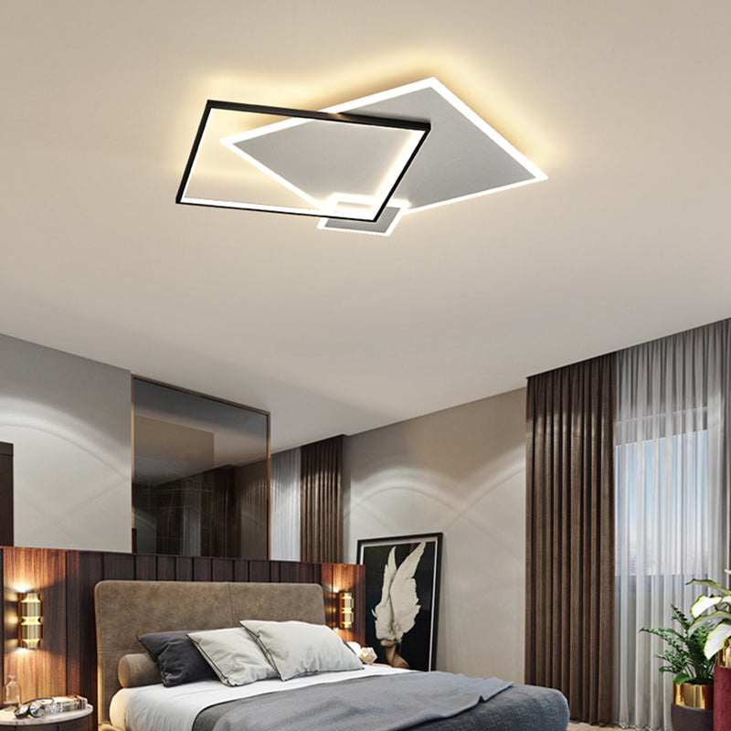 Luz montada en el techo geométrica del montaje empotrado del metal LED del minimalismo para el dormitorio