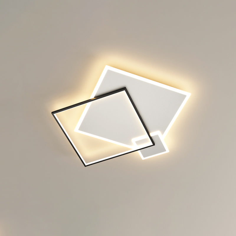 Luz montada en el techo geométrica del montaje empotrado del metal LED del minimalismo para el dormitorio