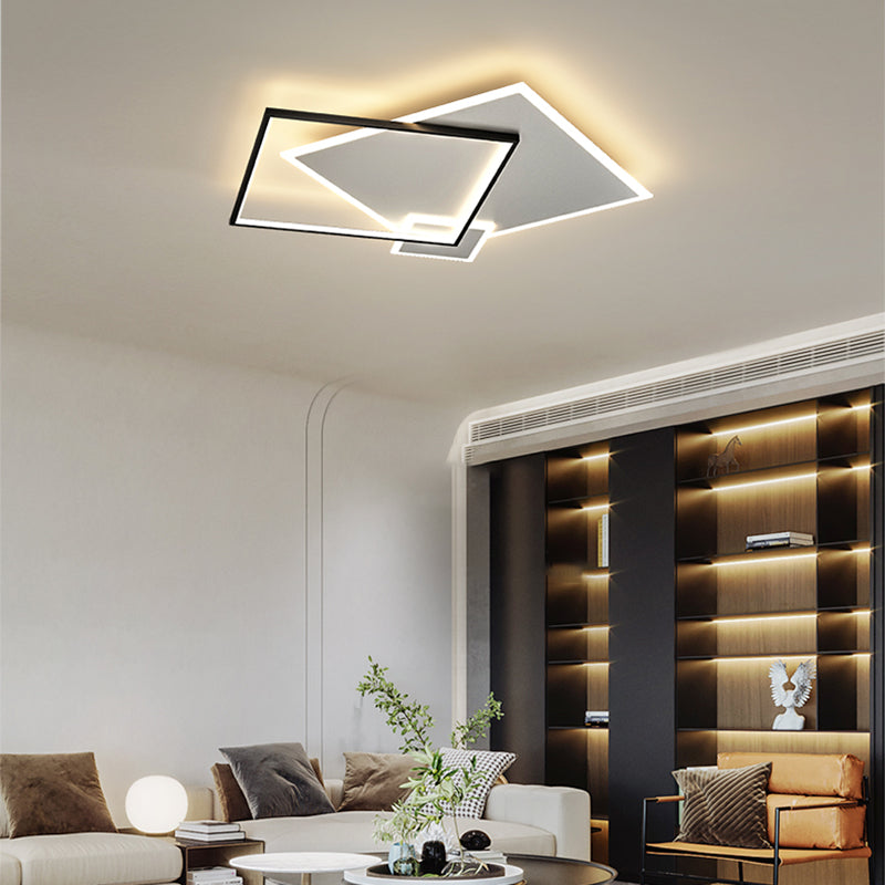 Luz montada en el techo geométrica del montaje empotrado del metal LED del minimalismo para el dormitorio