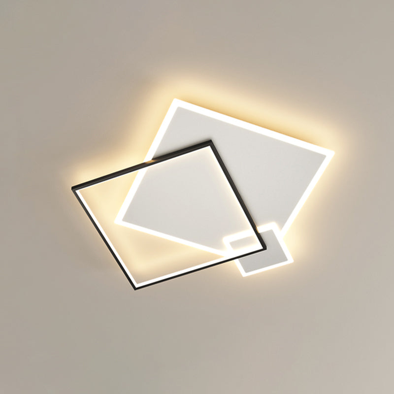 Luz montada en el techo geométrica del montaje empotrado del metal LED del minimalismo para el dormitorio