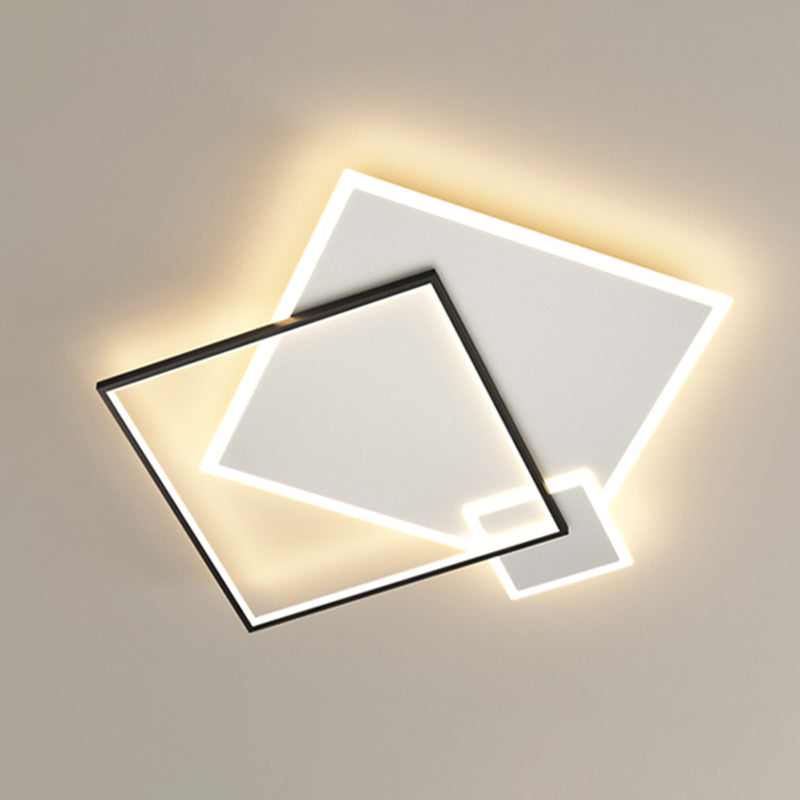 Luz montada en el techo geométrica del montaje empotrado del metal LED del minimalismo para el dormitorio