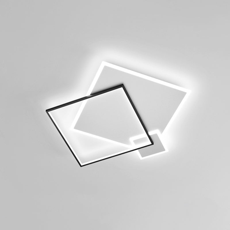 Luz montada en el techo geométrica del montaje empotrado del metal LED del minimalismo para el dormitorio