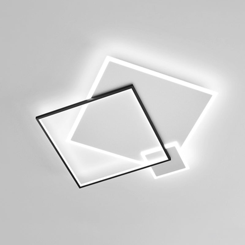 Luz montada en el techo geométrica del montaje empotrado del metal LED del minimalismo para el dormitorio