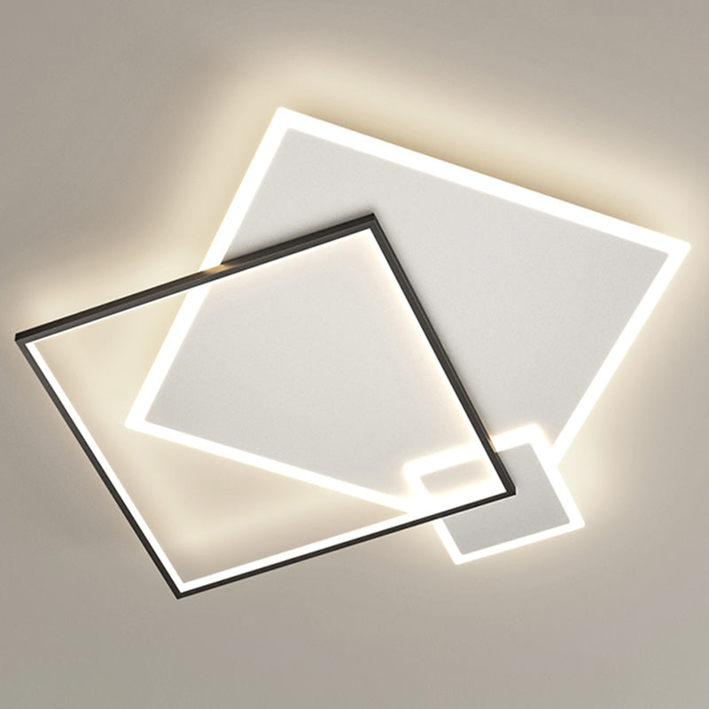 Luz montada en el techo geométrica del montaje empotrado del metal LED del minimalismo para el dormitorio