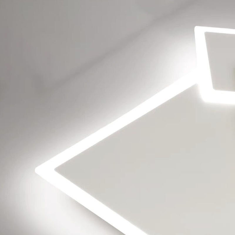 Luz montada en el techo geométrica del montaje empotrado del metal LED del minimalismo para el dormitorio