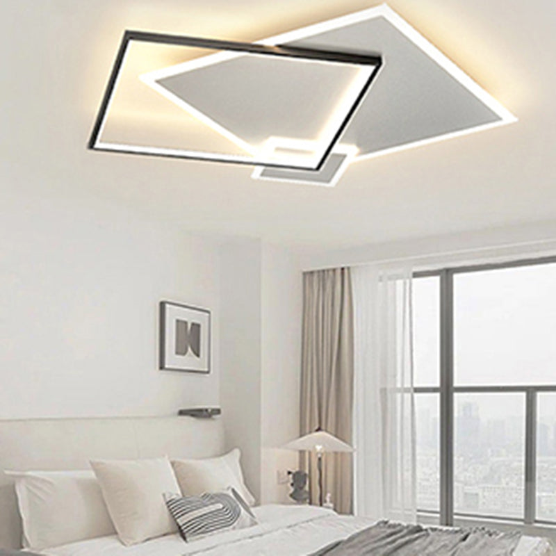 Luz montada en el techo geométrica del montaje empotrado del metal LED del minimalismo para el dormitorio