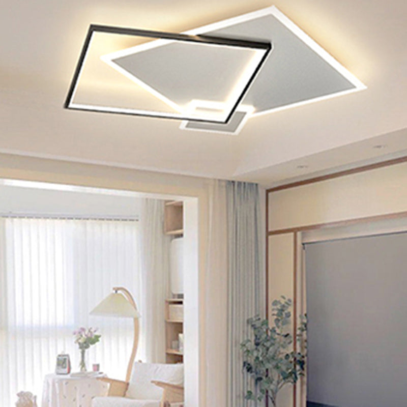 Luz montada en el techo geométrica del montaje empotrado del metal LED del minimalismo para el dormitorio