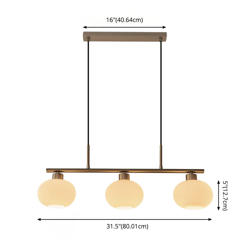 Loues de lustre de l'île moderne