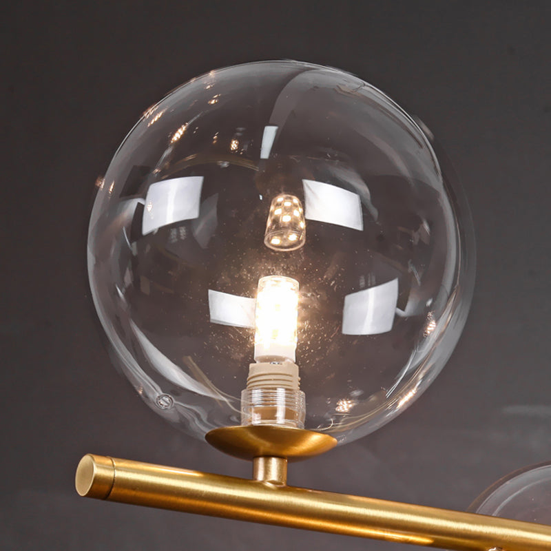 Contemporary Pendant Lights Linear Island Lighting hanging lamp in Gold