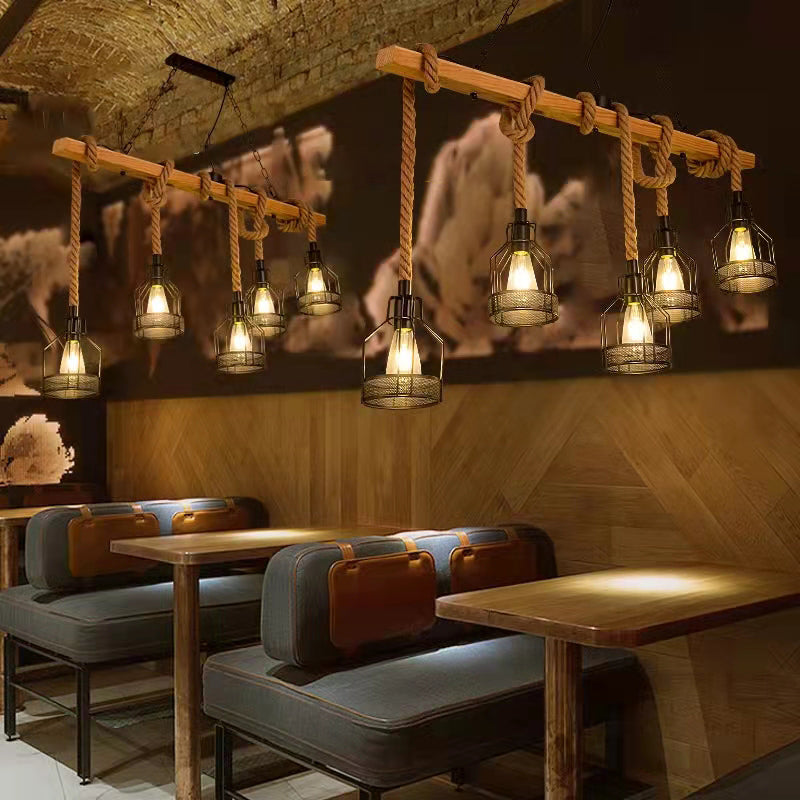 5 îlot de cuisine légère pendentif éclairage de l'île linéaire éclairage de l'île contemporaine