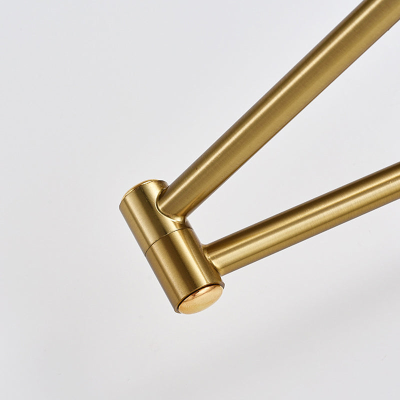 Prononi leggeri in metallo a 1 luce Moderna MODERNIT BLACK E GOLD ARM SCHEDTURE DELLA parete