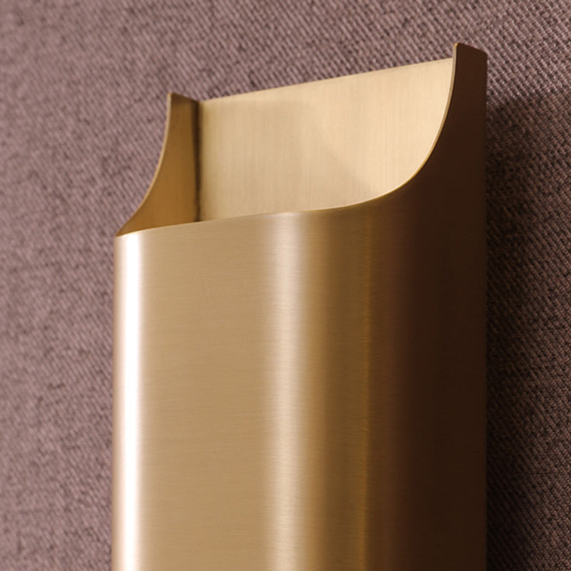 Rectangular Brass Sconces Wall Lights Modern Style 1-Light Wall Sconce Light Fixtures